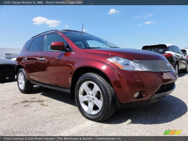 Merlot Metallic / Cafe Latte 2005 Nissan Murano SL AWD
