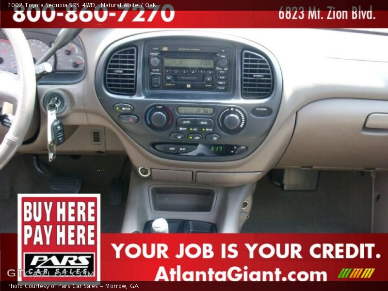 Natural White / Oak 2002 Toyota Sequoia SR5 4WD