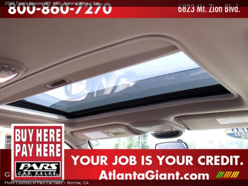 Natural White / Oak 2002 Toyota Sequoia SR5 4WD
