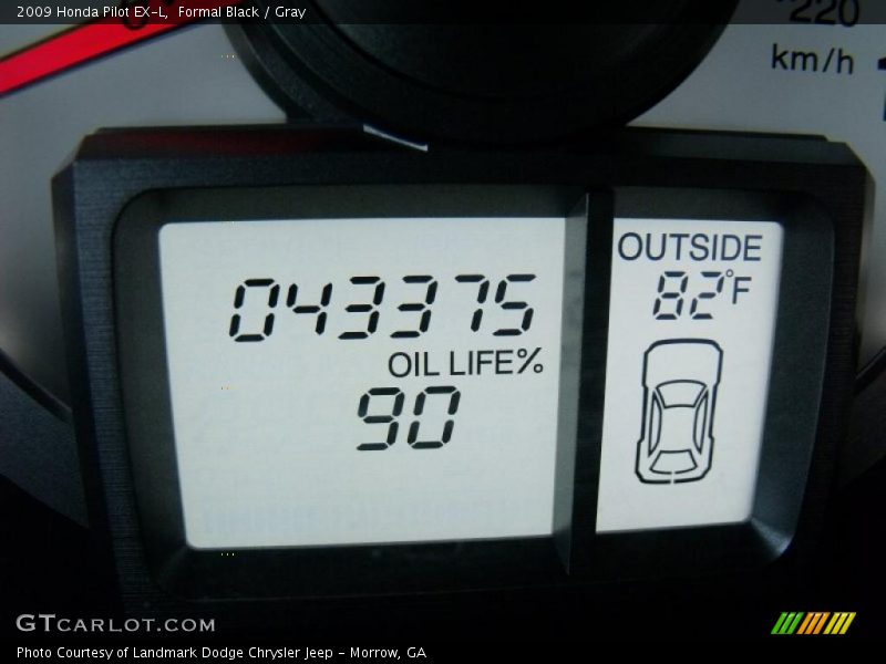 Formal Black / Gray 2009 Honda Pilot EX-L