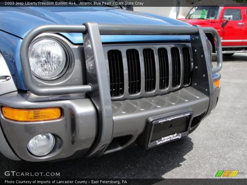 Atlantic Blue Pearl / Dark Slate Gray 2003 Jeep Liberty Freedom Edition 4x4