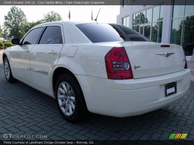 Cool Vanilla White / Dark Khaki/Light Graystone 2008 Chrysler 300 LX