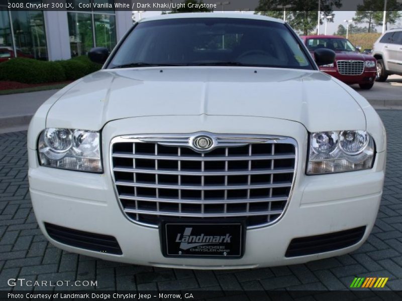 Cool Vanilla White / Dark Khaki/Light Graystone 2008 Chrysler 300 LX