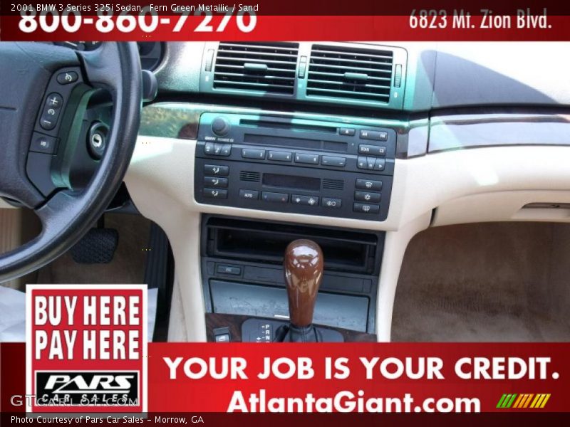 Fern Green Metallic / Sand 2001 BMW 3 Series 325i Sedan