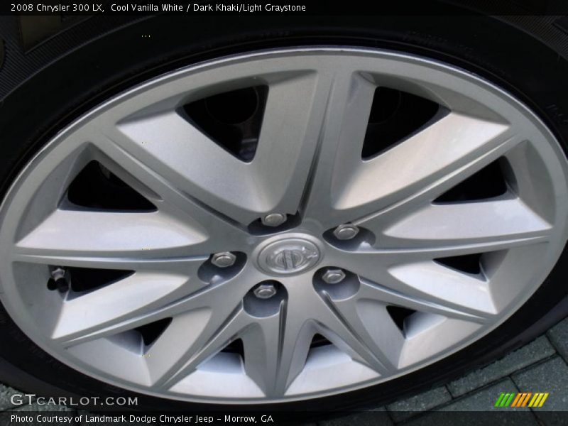 Cool Vanilla White / Dark Khaki/Light Graystone 2008 Chrysler 300 LX