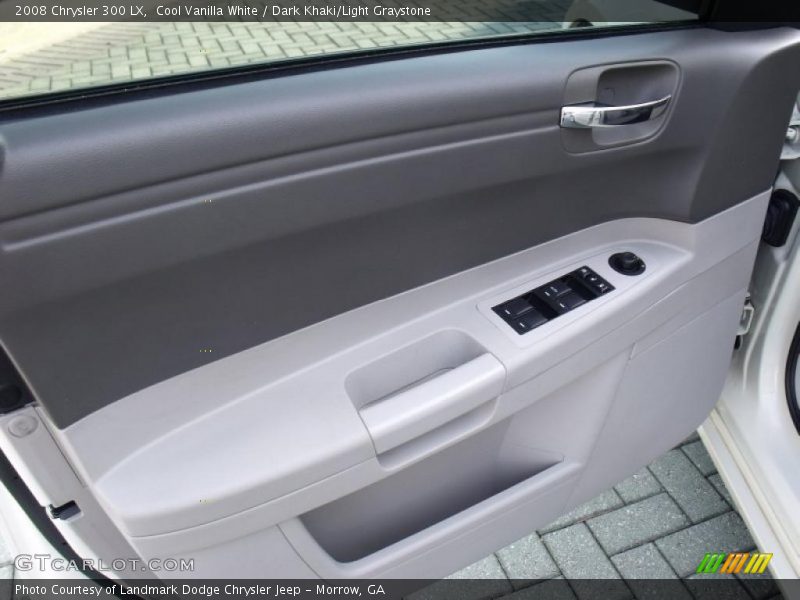 Cool Vanilla White / Dark Khaki/Light Graystone 2008 Chrysler 300 LX