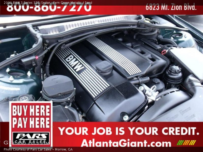 Fern Green Metallic / Sand 2001 BMW 3 Series 325i Sedan