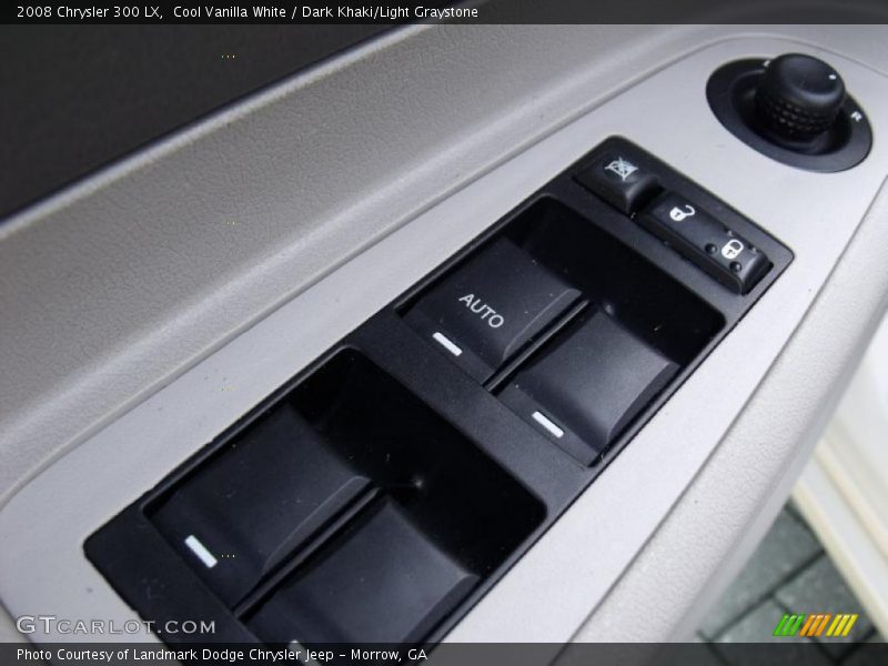Cool Vanilla White / Dark Khaki/Light Graystone 2008 Chrysler 300 LX