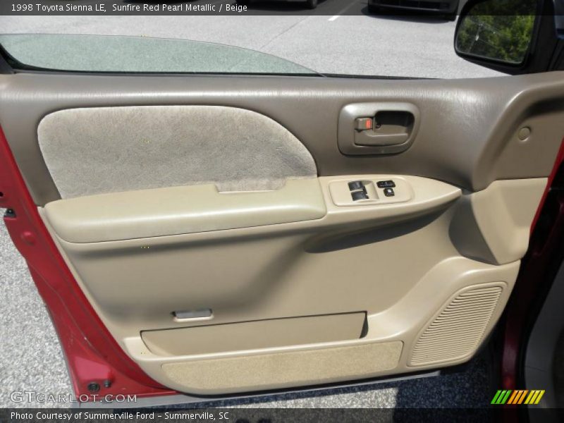 Door Panel of 1998 Sienna LE