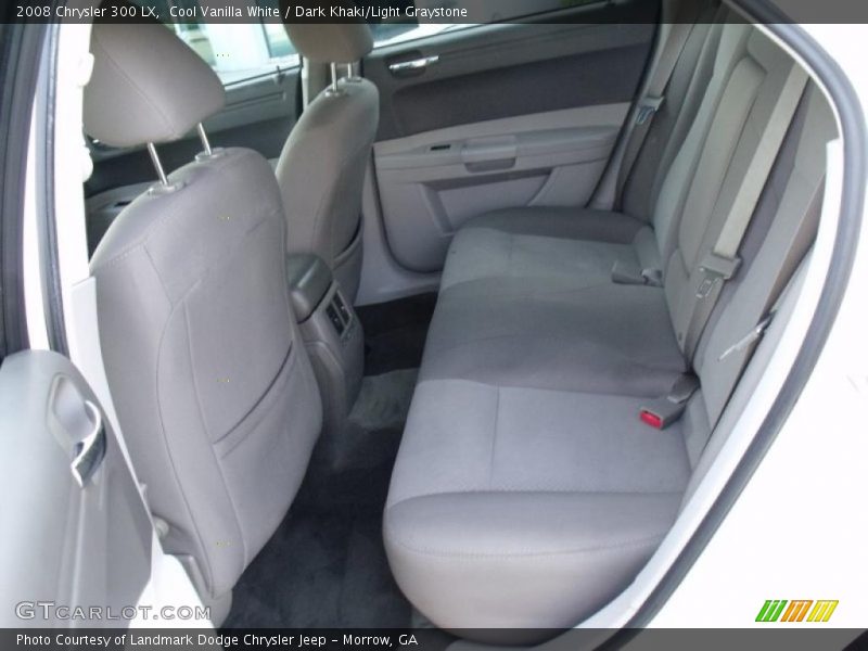 Cool Vanilla White / Dark Khaki/Light Graystone 2008 Chrysler 300 LX
