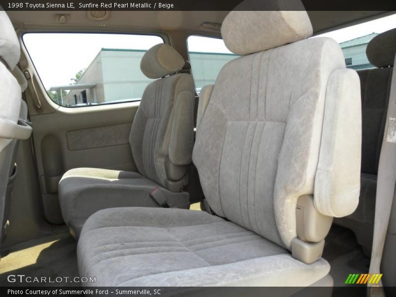  1998 Sienna LE Beige Interior
