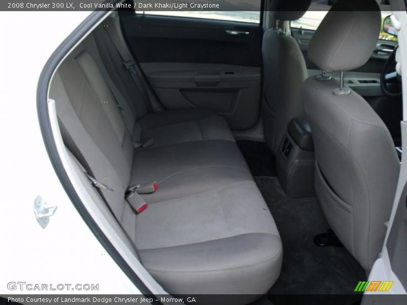 Cool Vanilla White / Dark Khaki/Light Graystone 2008 Chrysler 300 LX