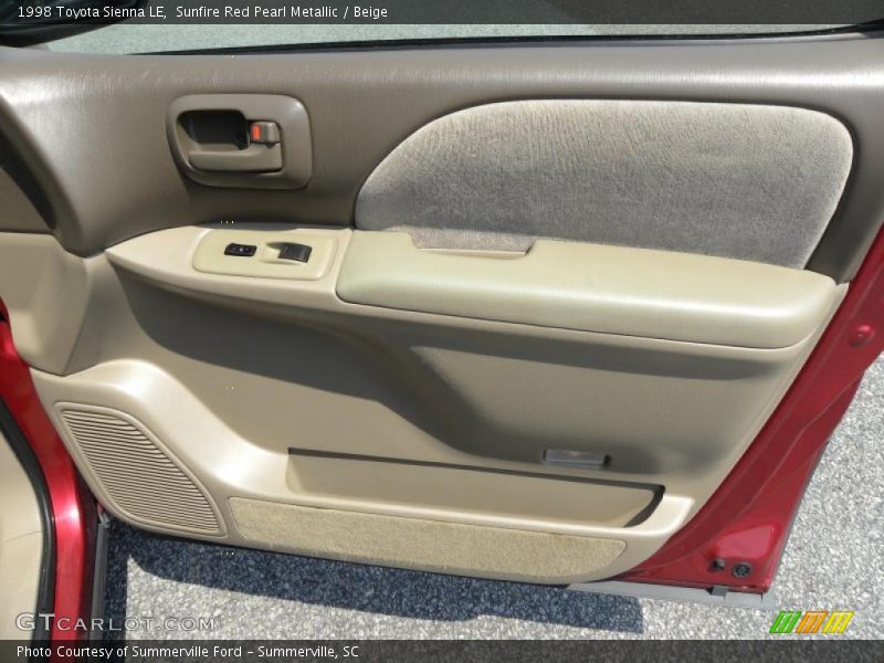 Door Panel of 1998 Sienna LE