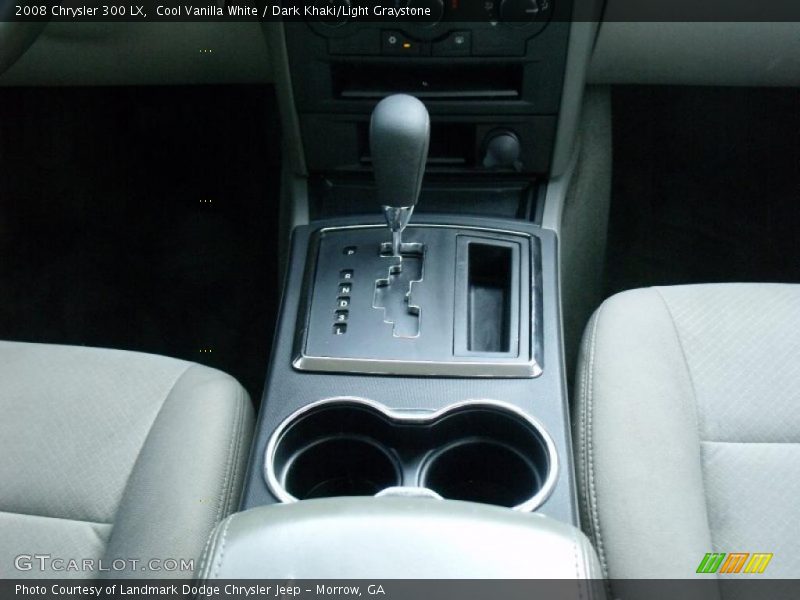 Cool Vanilla White / Dark Khaki/Light Graystone 2008 Chrysler 300 LX