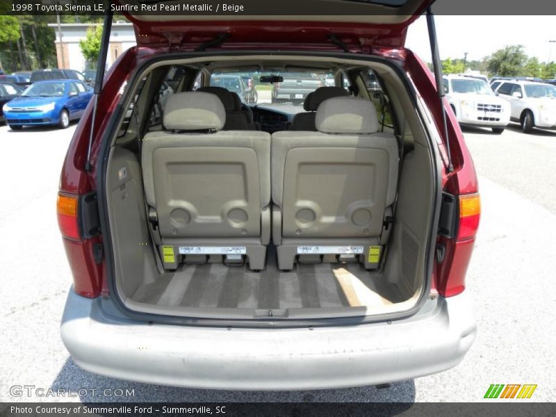  1998 Sienna LE Trunk