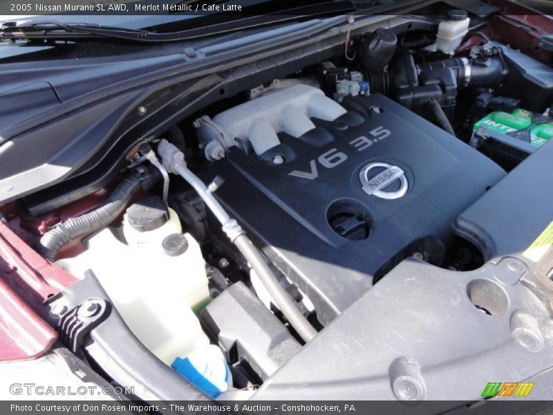 Merlot Metallic / Cafe Latte 2005 Nissan Murano SL AWD