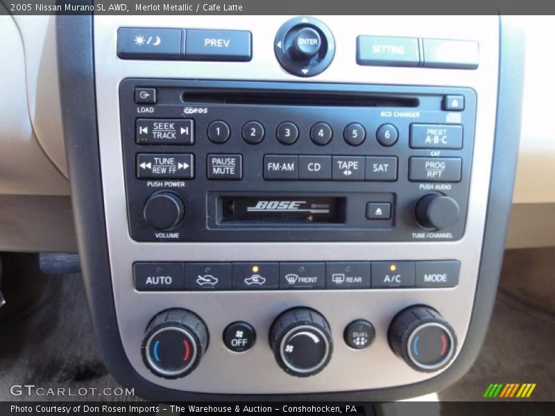 Merlot Metallic / Cafe Latte 2005 Nissan Murano SL AWD