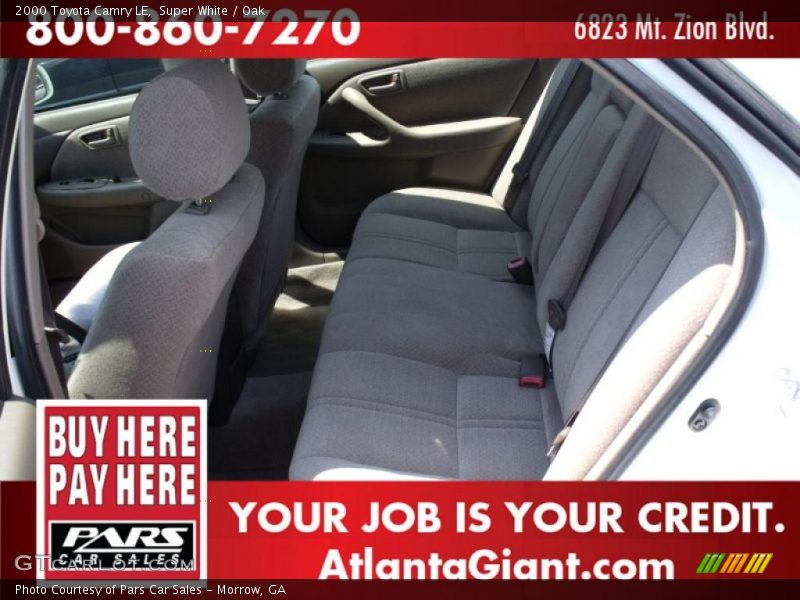 Super White / Oak 2000 Toyota Camry LE