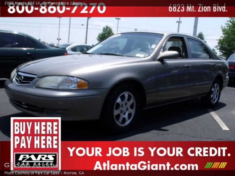 Driftwood Mica / Beige 2002 Mazda 626 LX