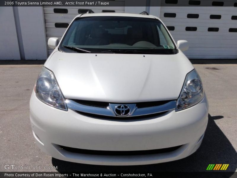 Arctic Frost Pearl / Taupe 2006 Toyota Sienna Limited AWD