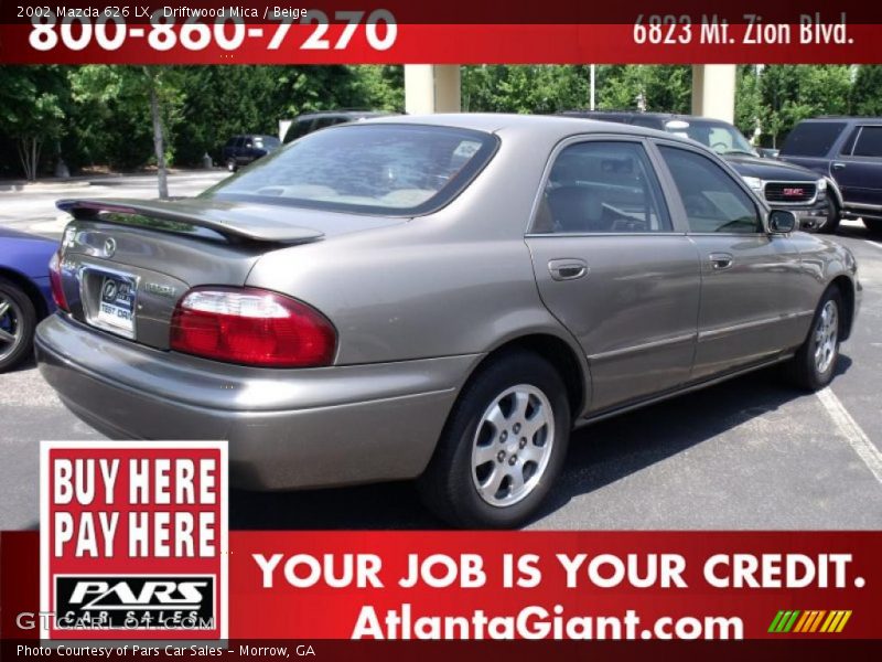 Driftwood Mica / Beige 2002 Mazda 626 LX