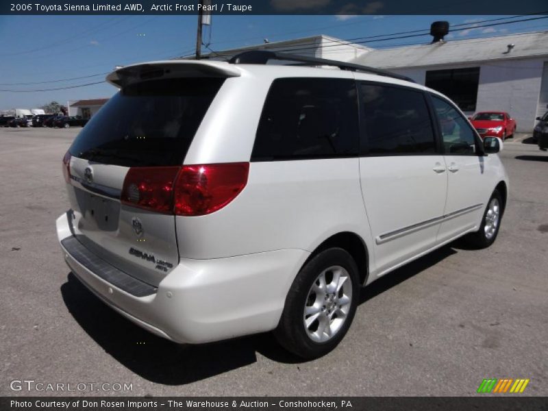 Arctic Frost Pearl / Taupe 2006 Toyota Sienna Limited AWD