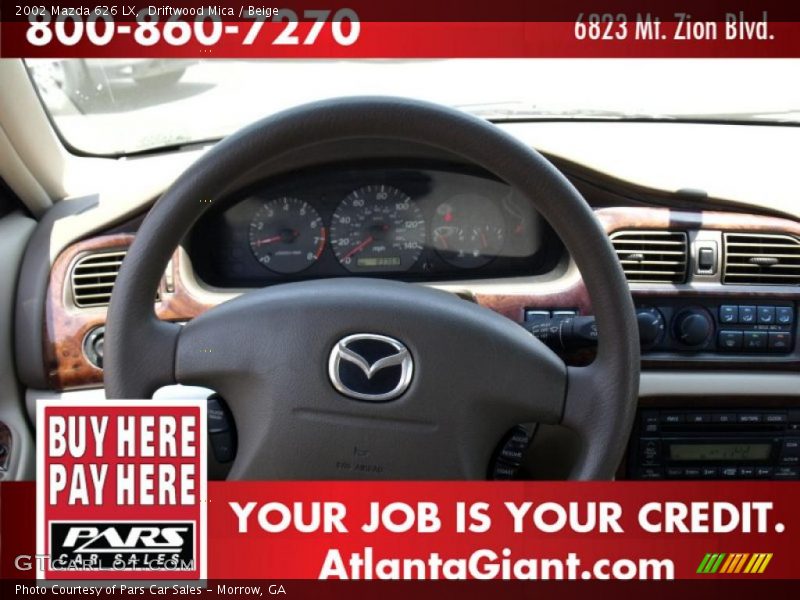 Driftwood Mica / Beige 2002 Mazda 626 LX