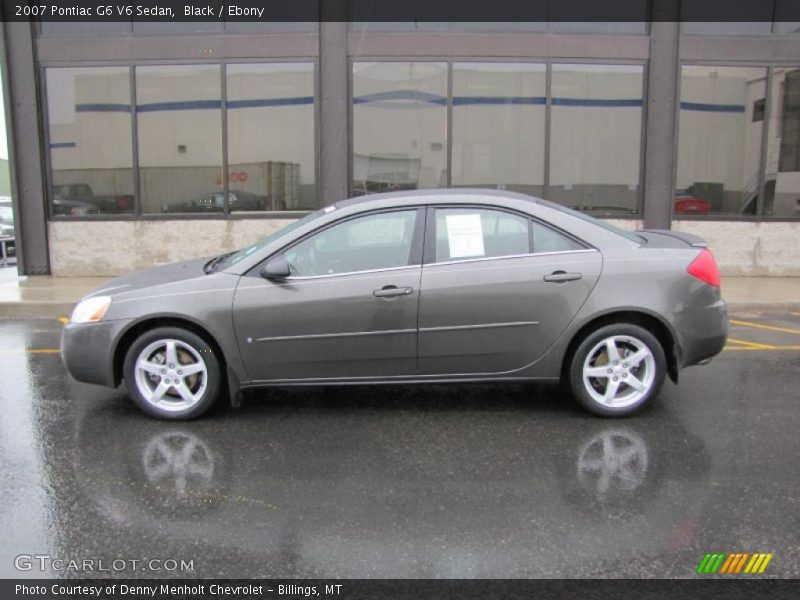 Black / Ebony 2007 Pontiac G6 V6 Sedan