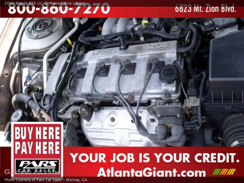 Driftwood Mica / Beige 2002 Mazda 626 LX
