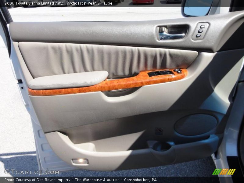 Arctic Frost Pearl / Taupe 2006 Toyota Sienna Limited AWD