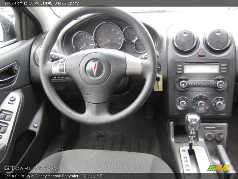Black / Ebony 2007 Pontiac G6 V6 Sedan