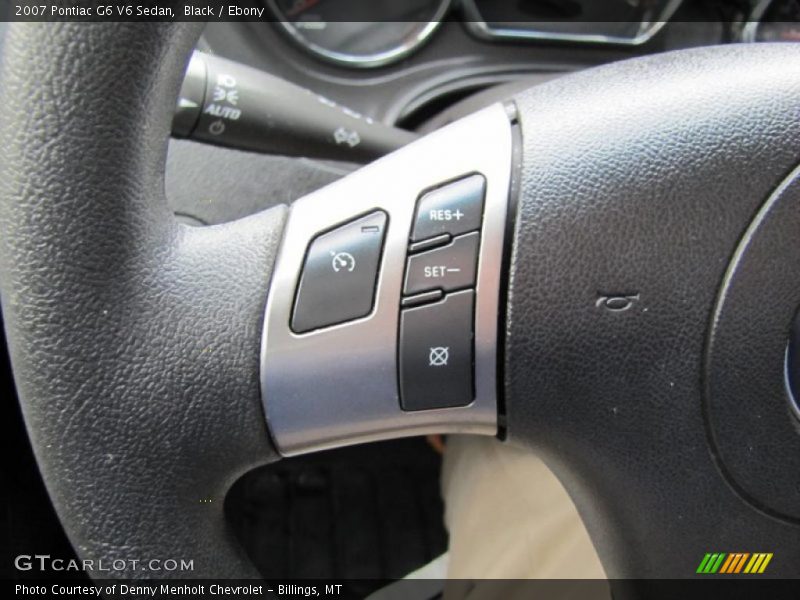 Black / Ebony 2007 Pontiac G6 V6 Sedan