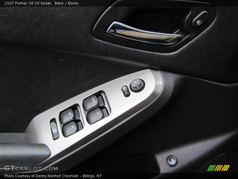 Black / Ebony 2007 Pontiac G6 V6 Sedan