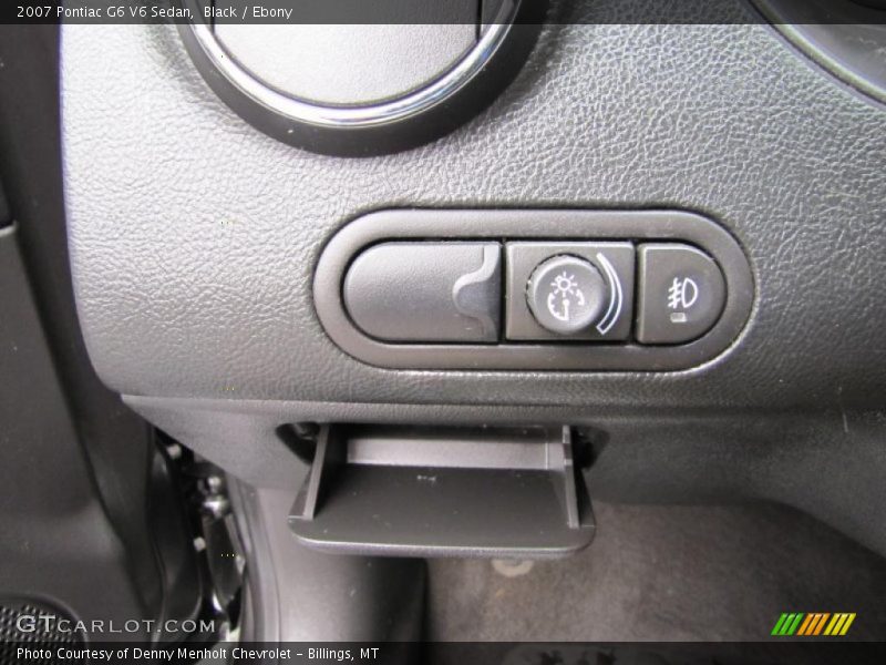 Black / Ebony 2007 Pontiac G6 V6 Sedan