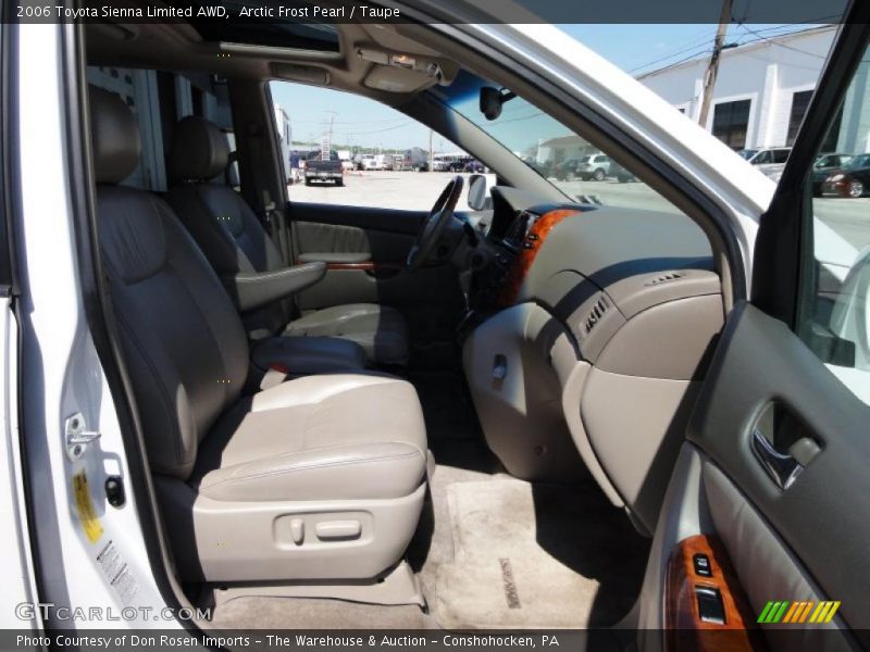Arctic Frost Pearl / Taupe 2006 Toyota Sienna Limited AWD