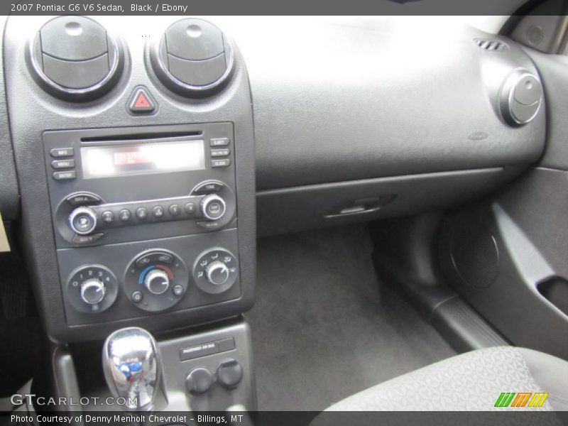 Black / Ebony 2007 Pontiac G6 V6 Sedan