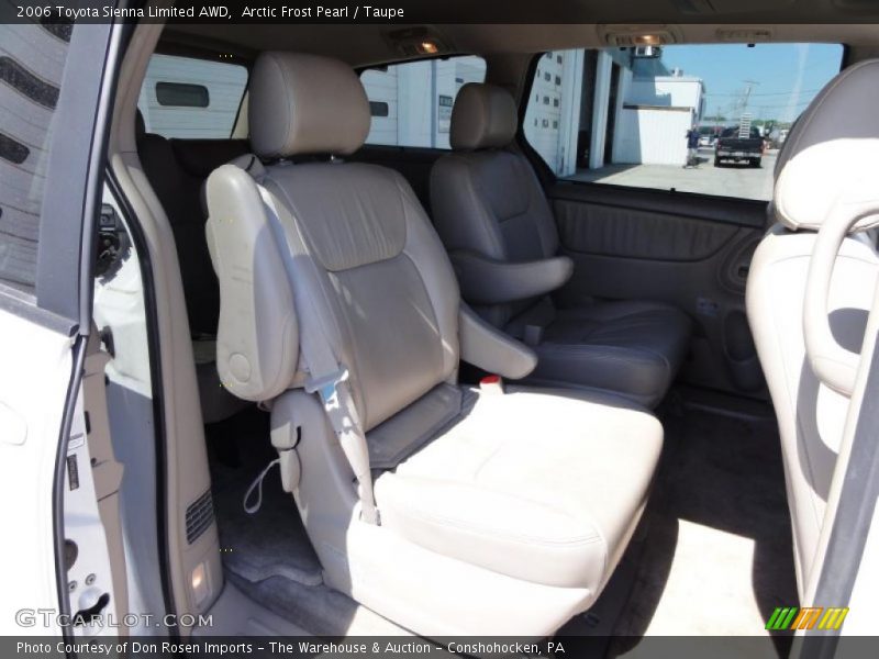 Arctic Frost Pearl / Taupe 2006 Toyota Sienna Limited AWD
