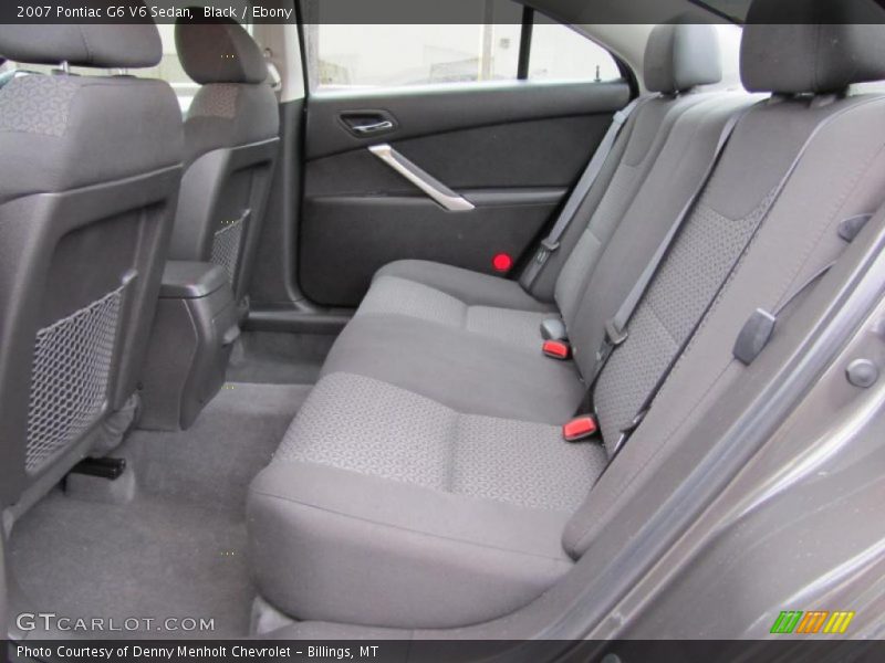 Black / Ebony 2007 Pontiac G6 V6 Sedan