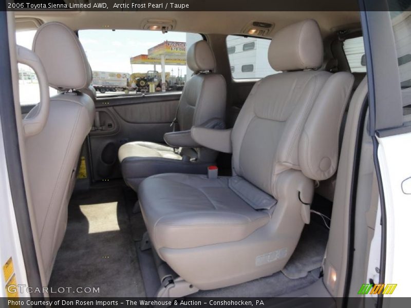 Arctic Frost Pearl / Taupe 2006 Toyota Sienna Limited AWD