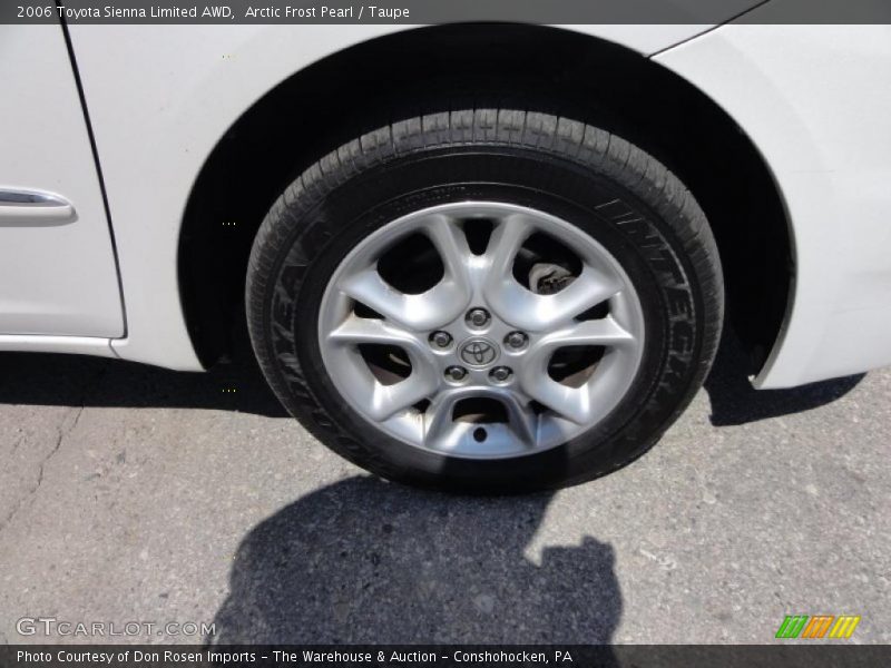 Arctic Frost Pearl / Taupe 2006 Toyota Sienna Limited AWD