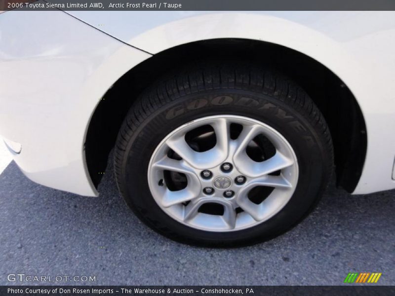 Arctic Frost Pearl / Taupe 2006 Toyota Sienna Limited AWD