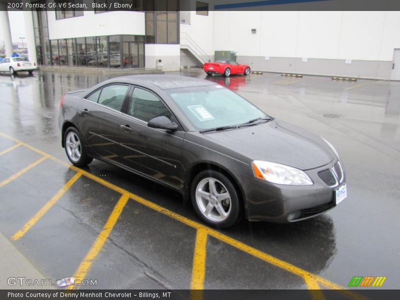 Black / Ebony 2007 Pontiac G6 V6 Sedan