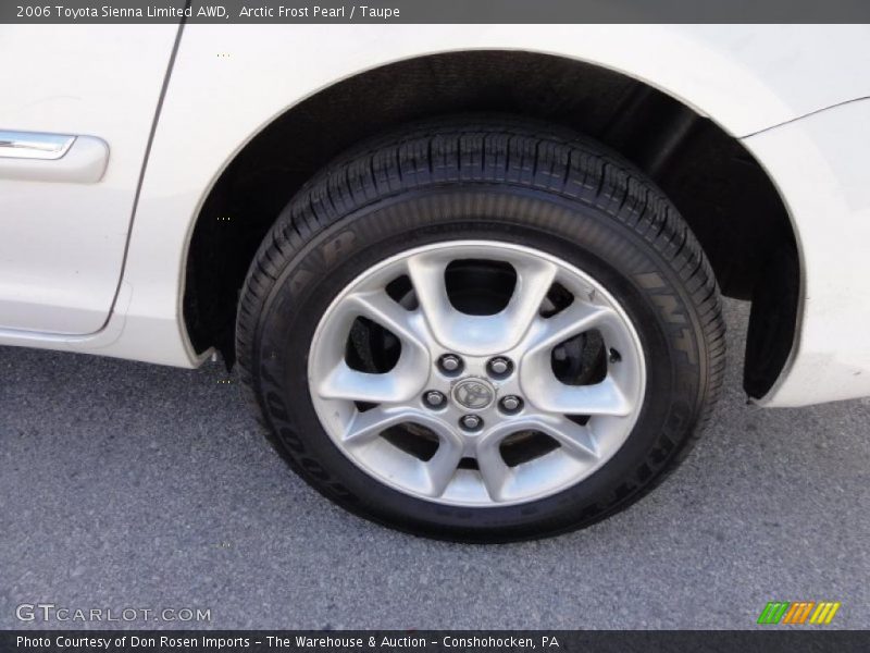 Arctic Frost Pearl / Taupe 2006 Toyota Sienna Limited AWD