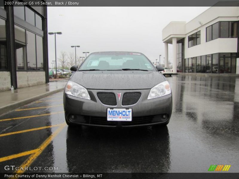 Black / Ebony 2007 Pontiac G6 V6 Sedan