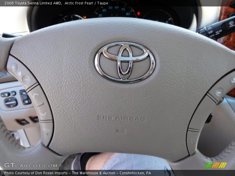 Arctic Frost Pearl / Taupe 2006 Toyota Sienna Limited AWD