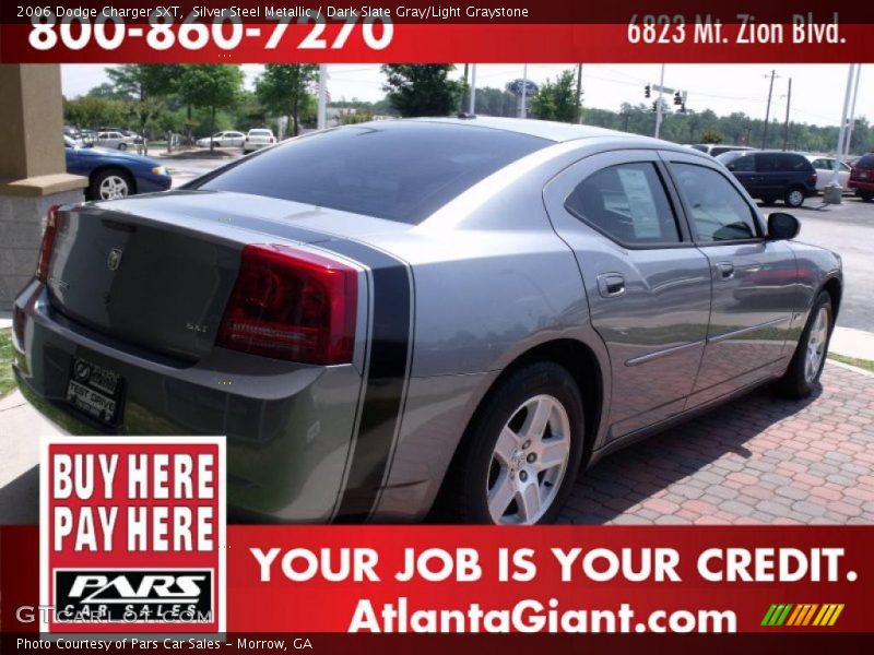 Silver Steel Metallic / Dark Slate Gray/Light Graystone 2006 Dodge Charger SXT