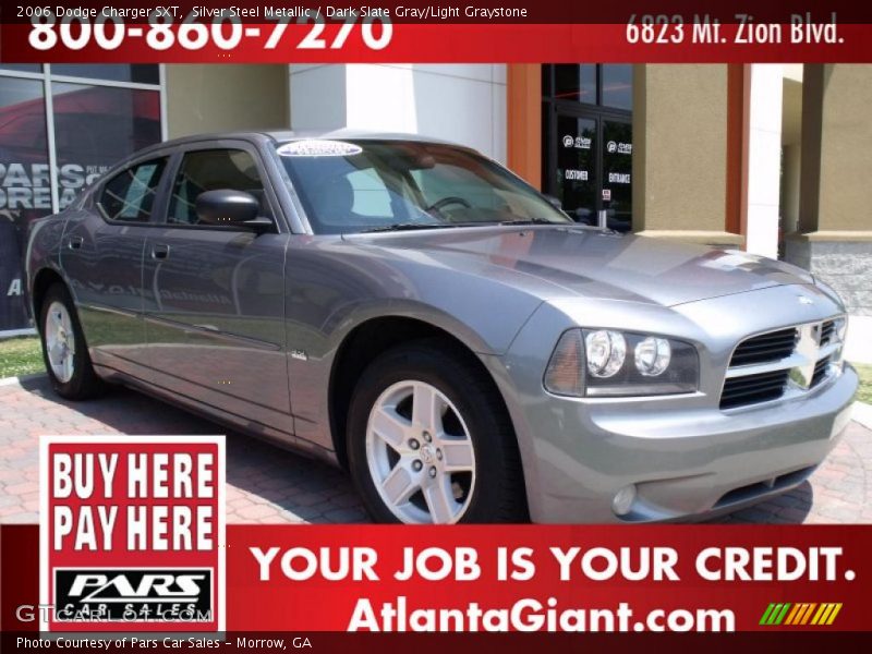 Silver Steel Metallic / Dark Slate Gray/Light Graystone 2006 Dodge Charger SXT