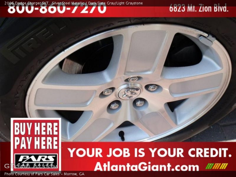 Silver Steel Metallic / Dark Slate Gray/Light Graystone 2006 Dodge Charger SXT