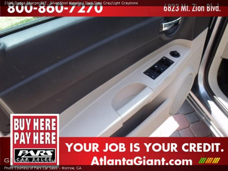 Silver Steel Metallic / Dark Slate Gray/Light Graystone 2006 Dodge Charger SXT