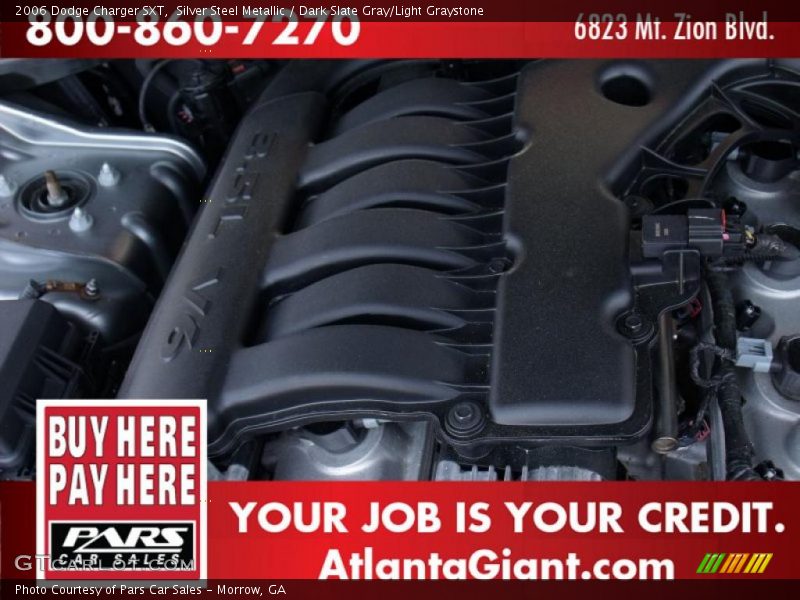 Silver Steel Metallic / Dark Slate Gray/Light Graystone 2006 Dodge Charger SXT